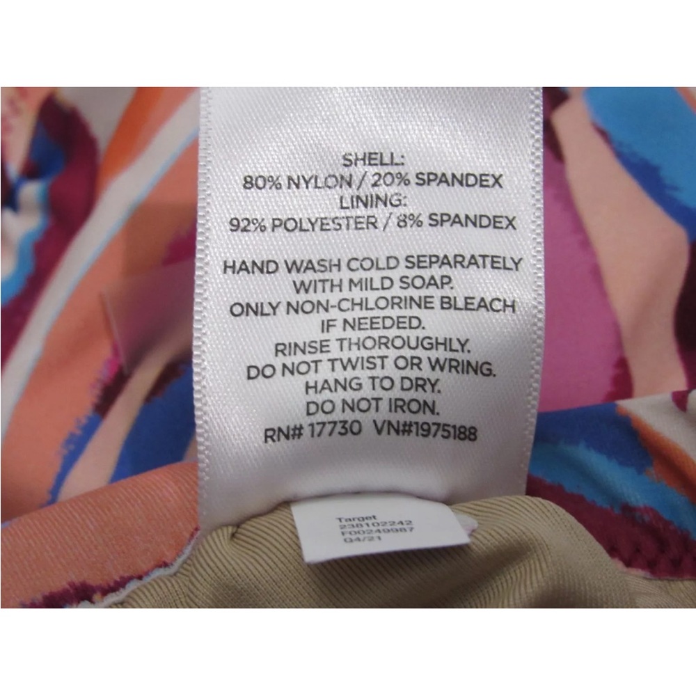 Women’s  Shoulder Tie Triangle Bikini Top - Shade & Shore™ Ulti Anial Print Sz M - Picture 6 of 7